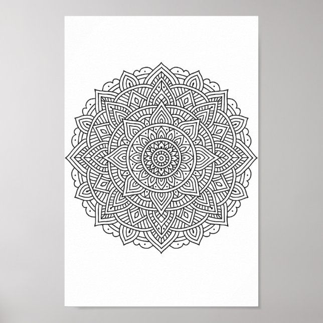 Póster Mandala poster (Frente)
