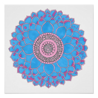 Póster Mandala Print