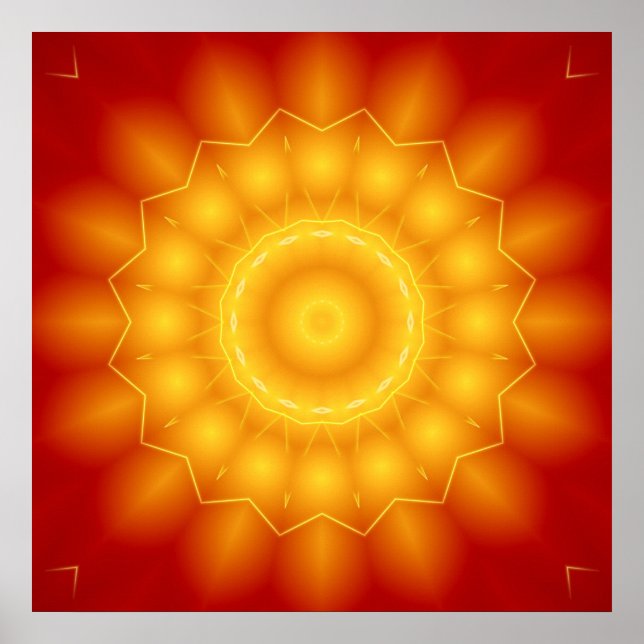 Póster Mandala Pure Energy 1 (Frente)