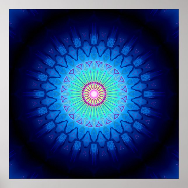 Póster Mandala Quasar 1 (Frente)
