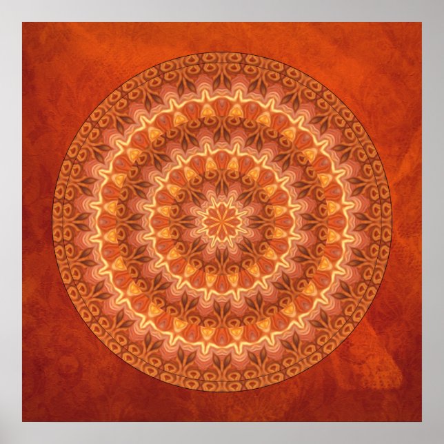 Póster Mandala renacentista (Frente)