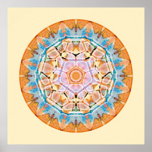 Póster Mandala sagrada 5 de la geometría