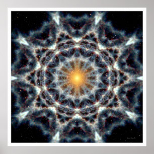 Póster Mandala solar 4