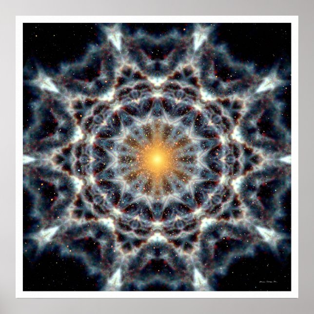 Póster Mandala solar 4 (Frente)