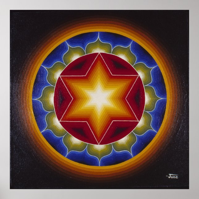 Póster Mandala temprana #2 (Frente)