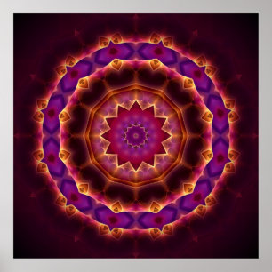 Póster Mandala transformacional