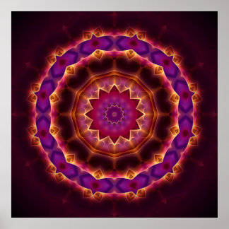 Póster Mandala transformacional