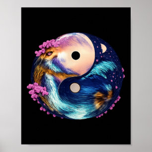 Póster Mandala Yin Yang Zen Armonía Lance Yoga Meditación