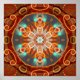 Póster Mandalas de unidad 3