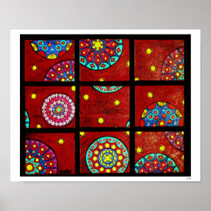 Póster Mandalas En Movimiento