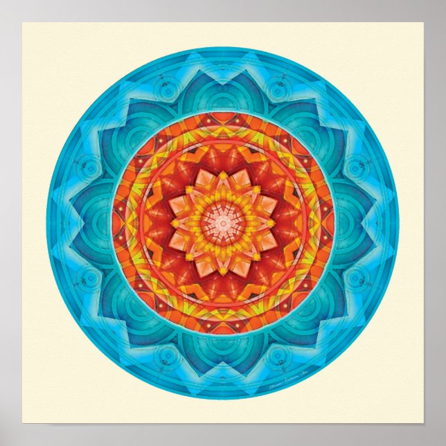 Póster Mandalas of Deep Trust, No. 8 (Frente)