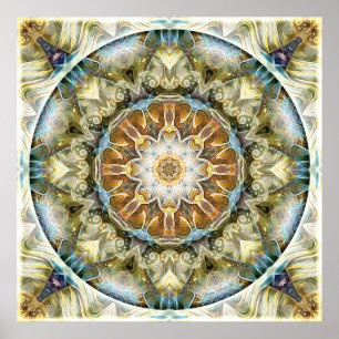 Póster Mandalas por épocas del poster de la transición 7