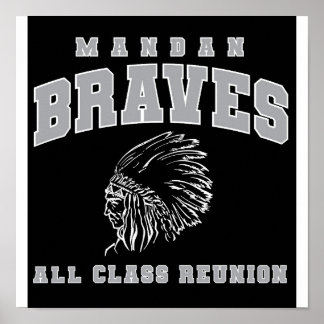 Póster Mandan All Class Reunion Poster