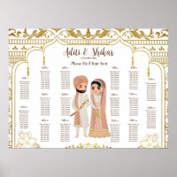 Mandap dorado boda indio gráfico máximo 16