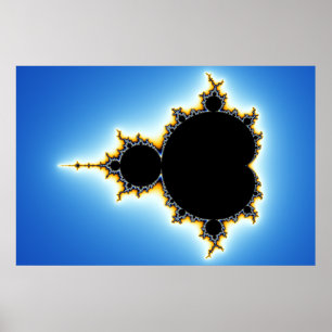 Póster Mandelbrot 78x52 determinado