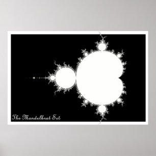 Póster Mandelbrot fijó (la negativa)