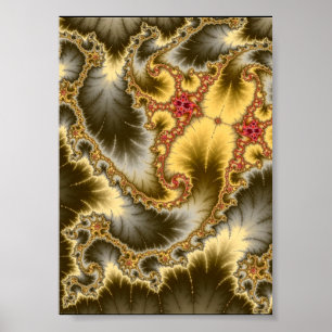 Póster Mandelbrot Spiral