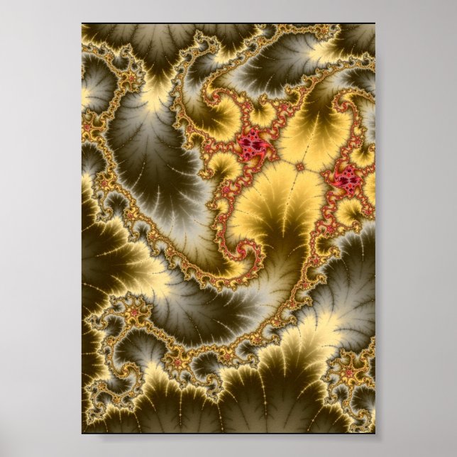 Póster Mandelbrot Spiral (Frente)