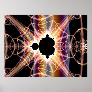 Póster Mandelbrot : translúcido