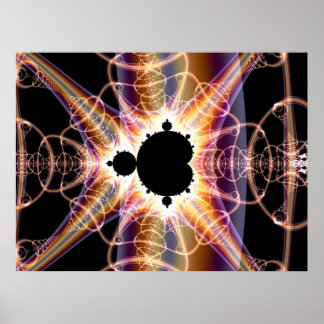 Póster Mandelbrot : translúcido