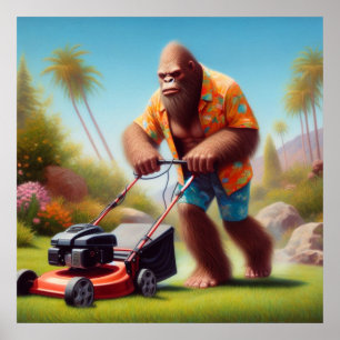Póster Mando de pie grande