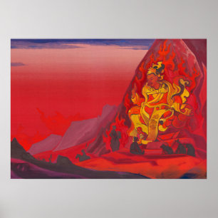 Póster Mando de Rigden Djapo por Nicholas Roerich