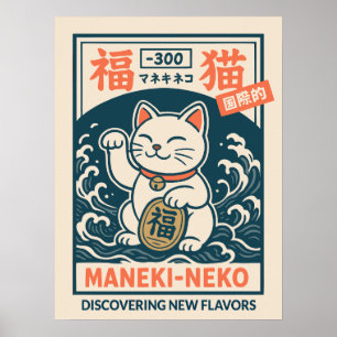 Póster Maneki-Neko