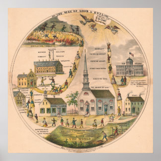 Póster "Maneras del bien y el mal"