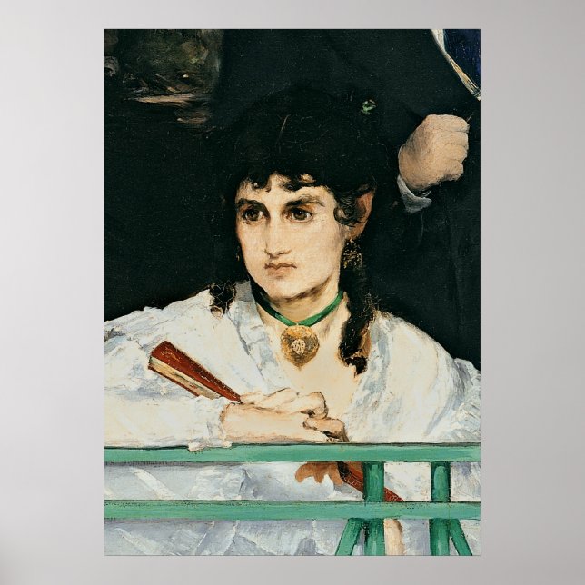 Póster Manet | Balcón, detalle, 1868-9 (Frente)