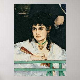 Póster Manet Balcón, detalle, 1868-9