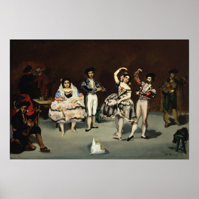 Póster Manet - Ballet Español (Frente)