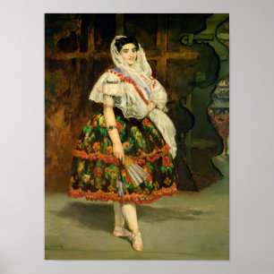 Póster Manet el Lola de Valence, 1862