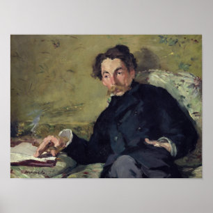 Póster Manet el Stephane Mallarme 1876