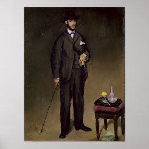 Póster Manet el   Theodore Duret