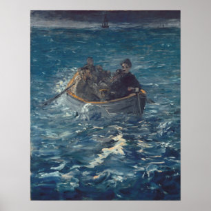 Póster Manet - Escapar De Rochefort