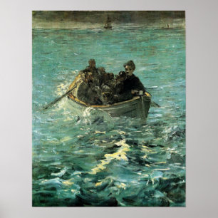 Póster Manet - Escapar De Rochefort, 1880