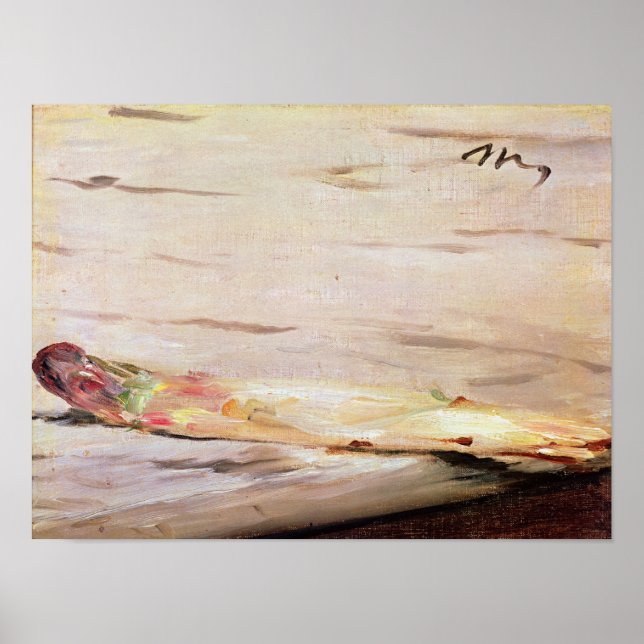 Póster Manet | Espárragos, 1880 (Frente)