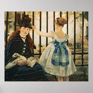Póster Manet Gare St. Lazare, 1872-3