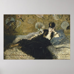 Póster Manet - Lady With Fans, (Nina De Calais)