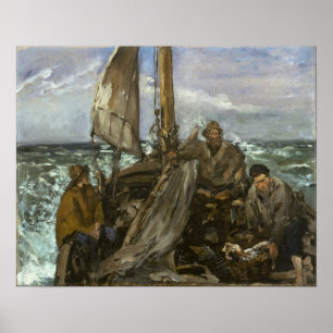 Póster Manet - Los Trabajadores Del Mar