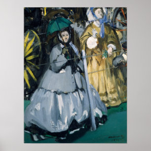 Póster Manet - Mujeres En Carreras