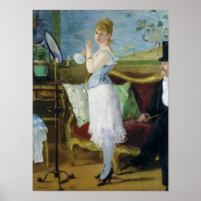 Póster Manet | Nana, 1877 (Frente)