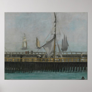 Póster Manet - Pier En Boulogne