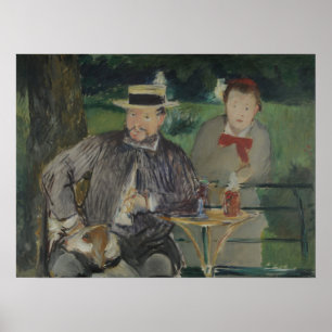Póster Manet - Retrato De Ernest Hoschede, Hija Mart