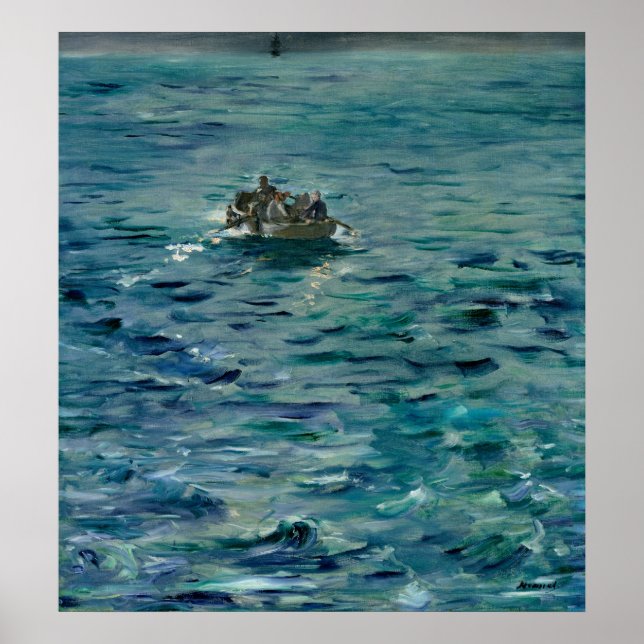 Póster Manet | The Escape of Henri de Rochefort (Frente)