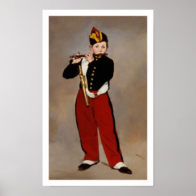 Póster Manet - The Fifer (también llamada The Fife Player (Frente)
