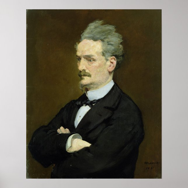 Póster Manet | The Journalist Henri Rochefort , 1881 (Frente)