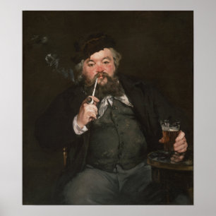 Póster Manet - Un buen vaso de cerveza