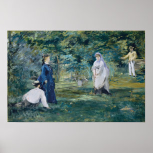 Póster Manet - Un Juego De Croquet