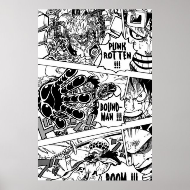 Póster manga de una pieza (Frente)